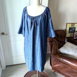 Philosophy Denim Midi Dress